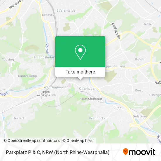 Карта Parkplatz P & C