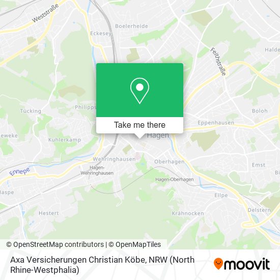 Axa Versicherungen Christian Köbe map