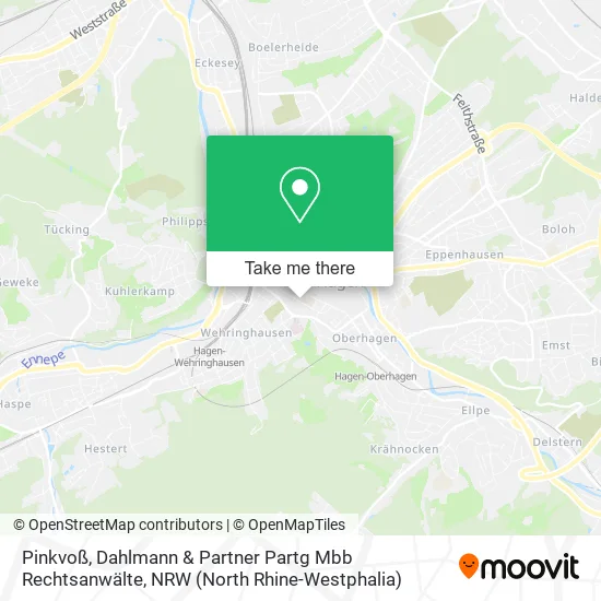 Карта Pinkvoß, Dahlmann & Partner Partg Mbb Rechtsanwälte