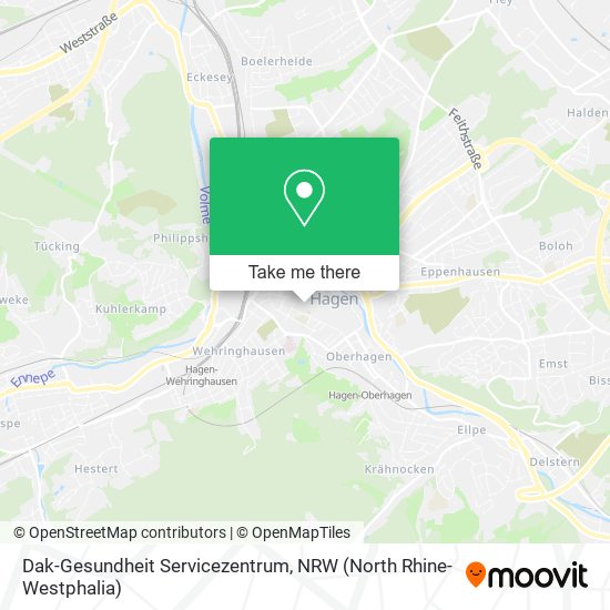 Dak-Gesundheit Servicezentrum map