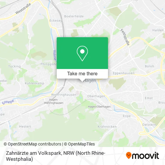 Карта Zahnärzte am Volkspark