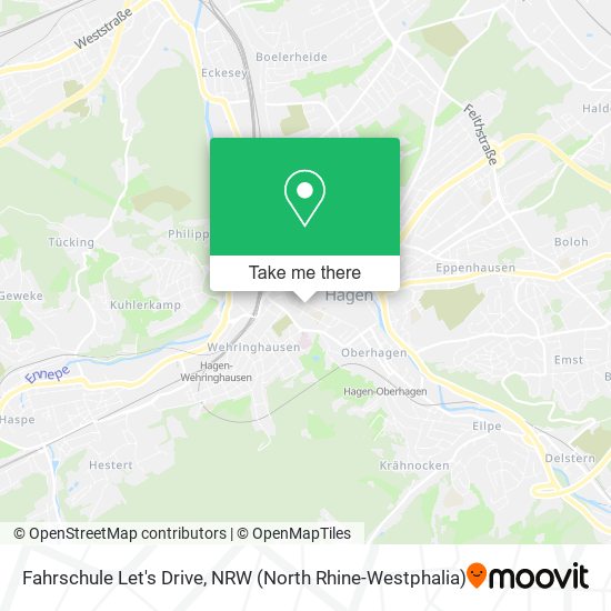 Fahrschule Let's Drive map