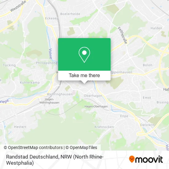 Карта Randstad Deutschland