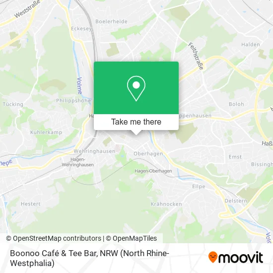 Карта Boonoo Café & Tee Bar