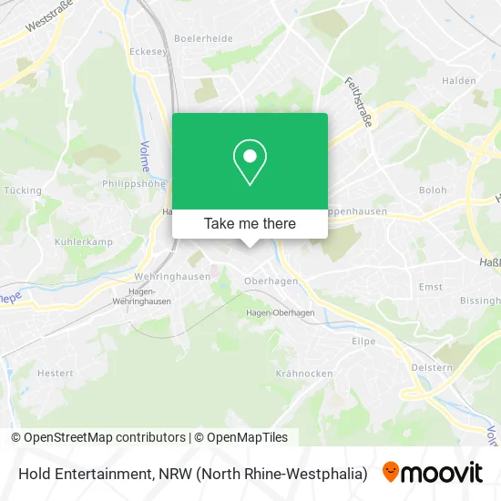 Карта Hold Entertainment