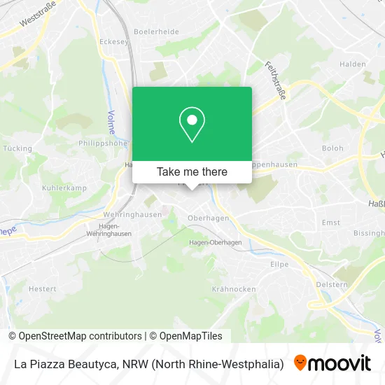 La Piazza Beautyca map