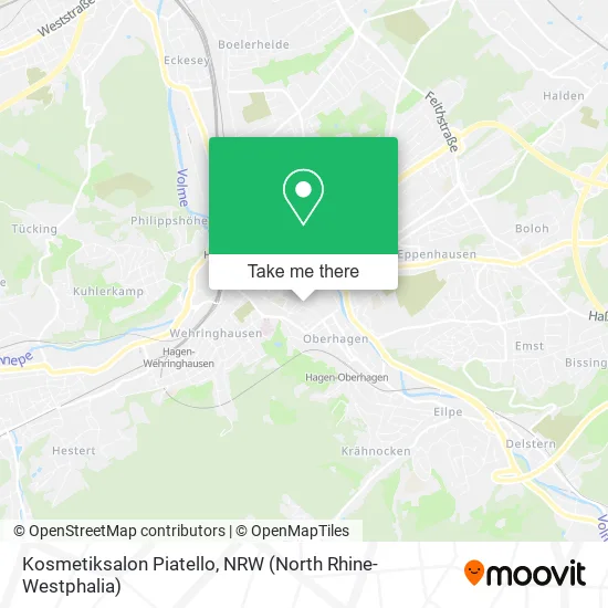 Карта Kosmetiksalon Piatello