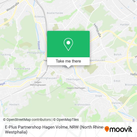 E-Plus Partnershop Hagen Volme map