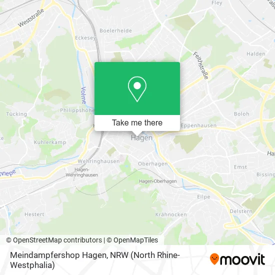 Карта Meindampfershop Hagen