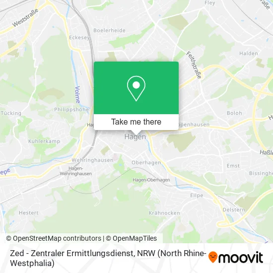 Карта Zed - Zentraler Ermittlungsdienst