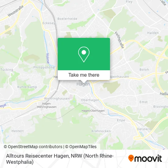 Карта Alltours Reisecenter Hagen
