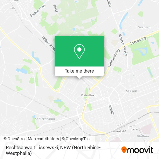 Карта Rechtsanwalt Lissewski