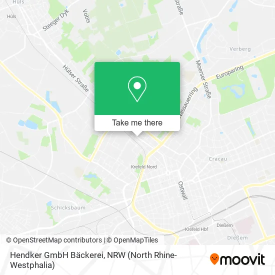 Карта Hendker GmbH Bäckerei