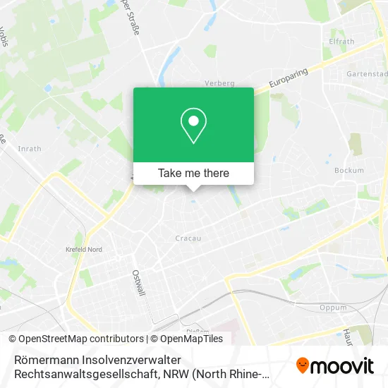 Römermann Insolvenzverwalter Rechtsanwaltsgesellschaft map