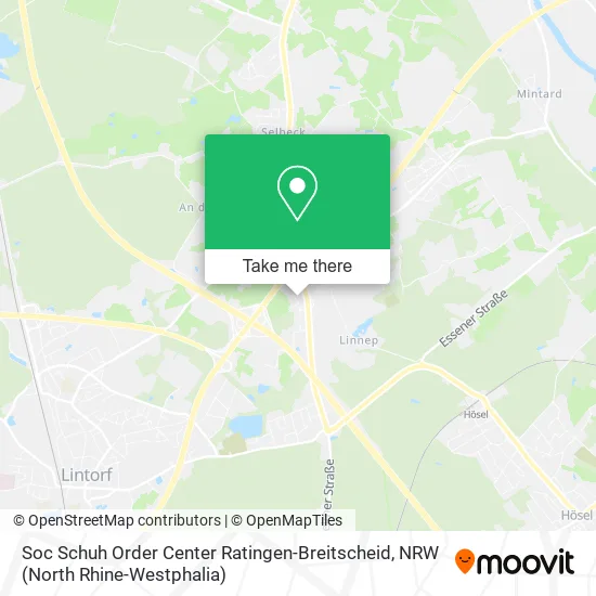 Карта Soc Schuh Order Center Ratingen-Breitscheid