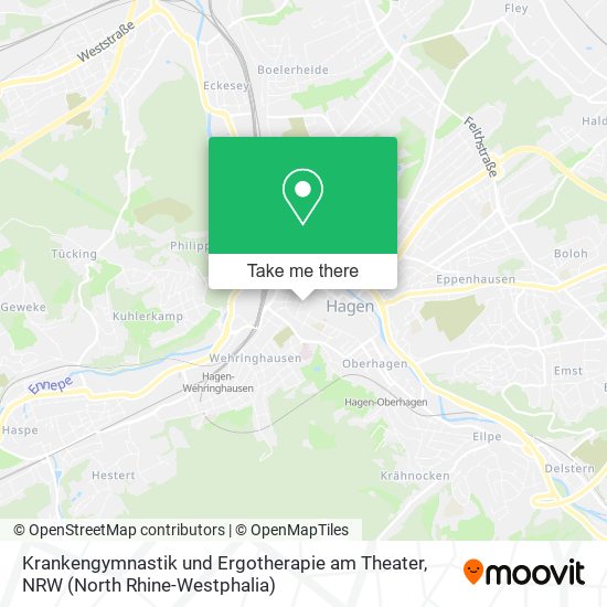 Krankengymnastik und Ergotherapie am Theater map
