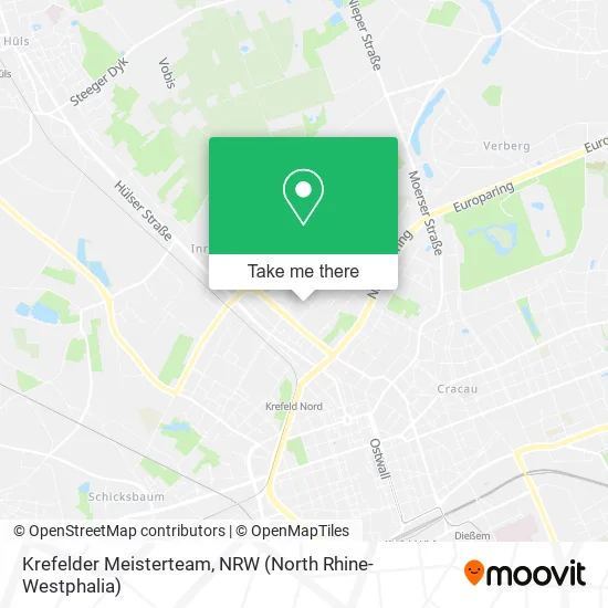 Карта Krefelder Meisterteam