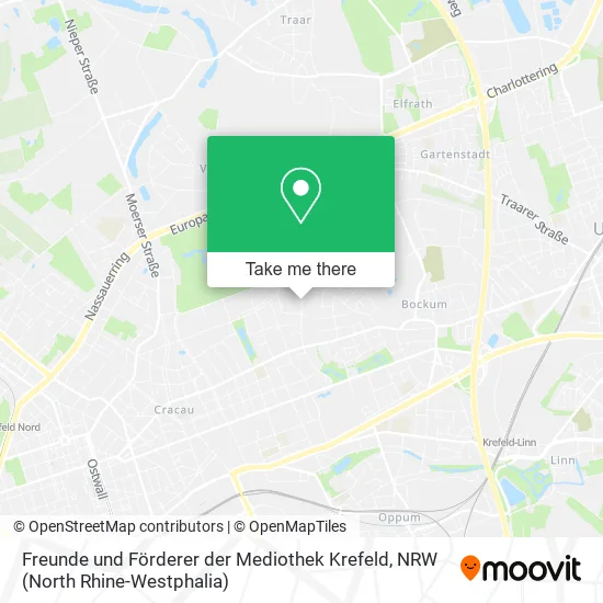 Карта Freunde und Förderer der Mediothek Krefeld
