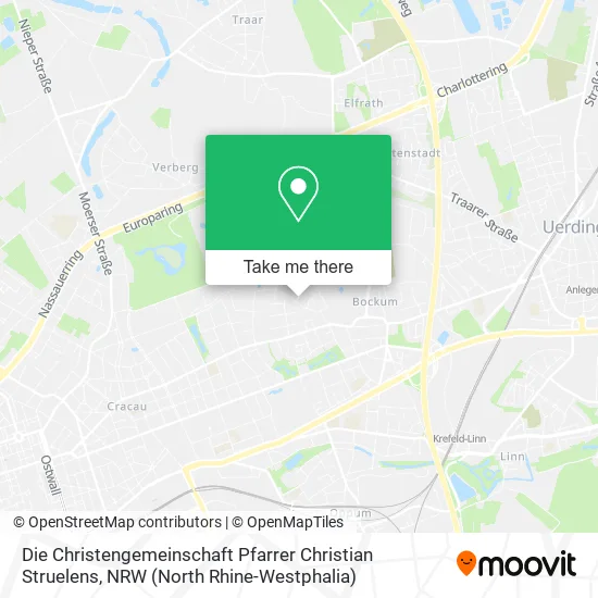 Die Christengemeinschaft Pfarrer Christian Struelens map