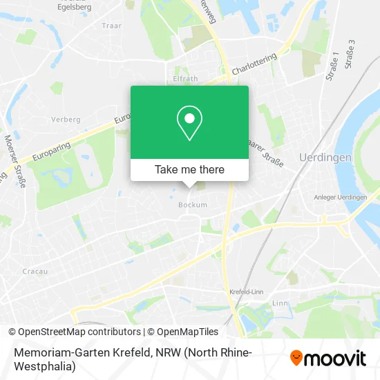 Карта Memoriam-Garten Krefeld
