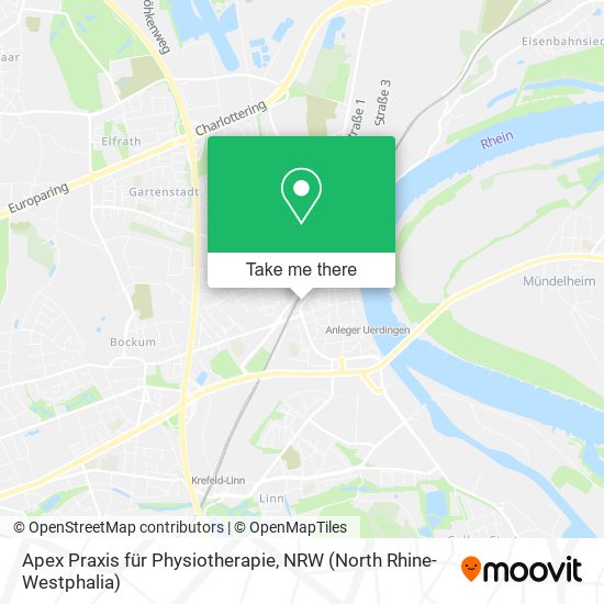 Apex Praxis für Physiotherapie map