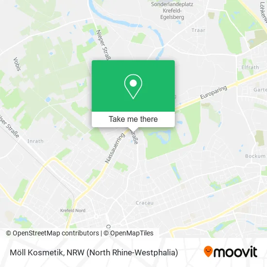 Карта Möll Kosmetik