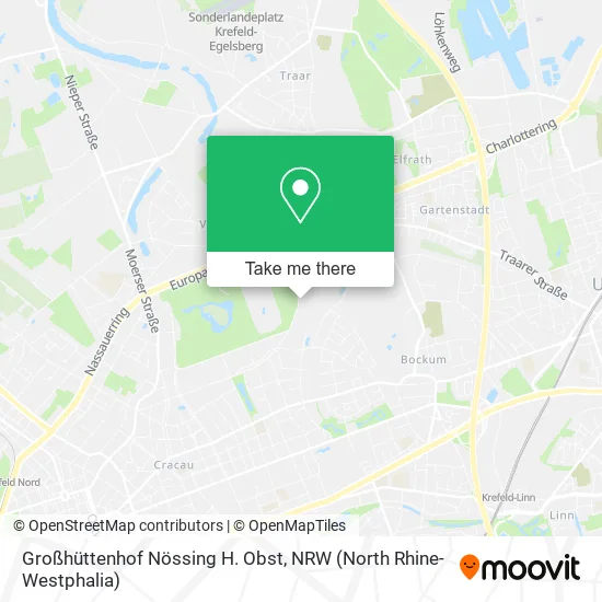 Карта Großhüttenhof Nössing H. Obst