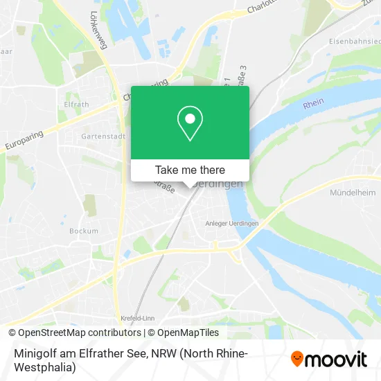 Карта Minigolf am Elfrather See