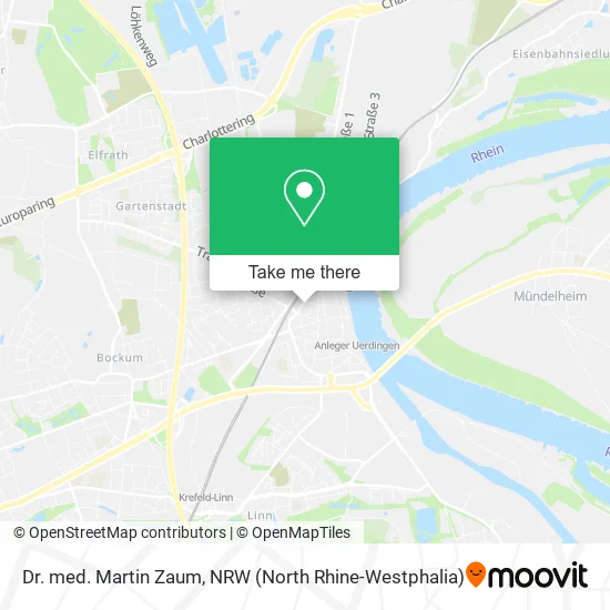 Карта Dr. med. Martin Zaum