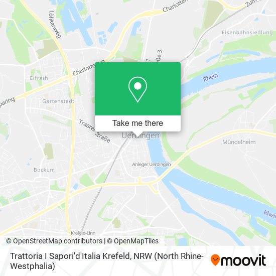 Trattoria I Sapori'd'Italia Krefeld map