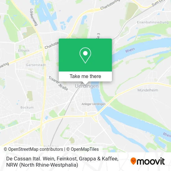 Карта De Cassan Ital. Wein, Feinkost, Grappa & Kaffee