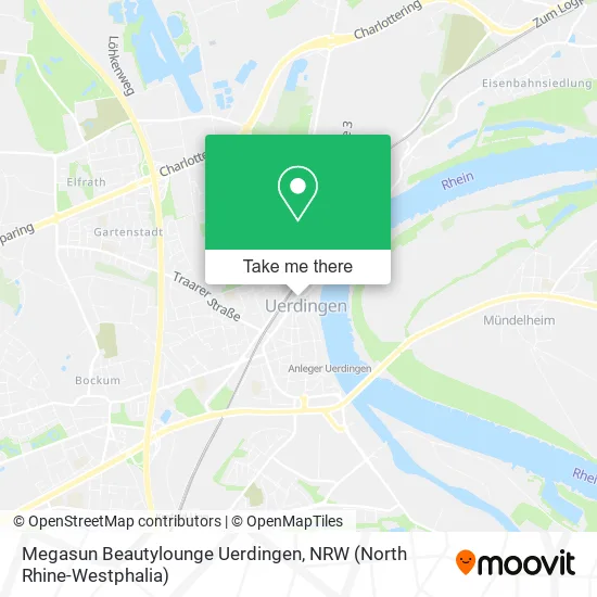 Карта Megasun Beautylounge Uerdingen