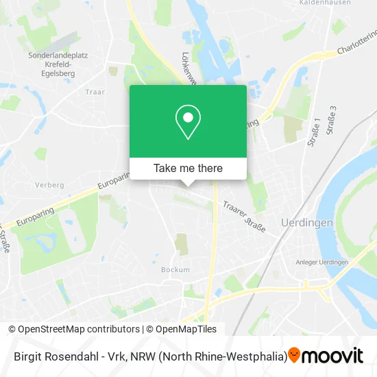 Birgit Rosendahl - Vrk map