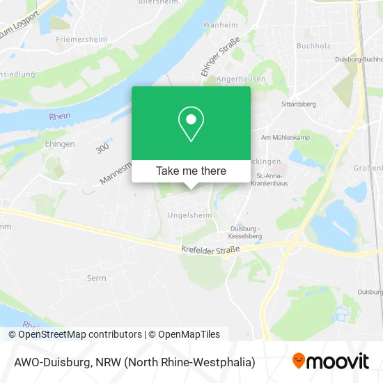 Карта AWO-Duisburg