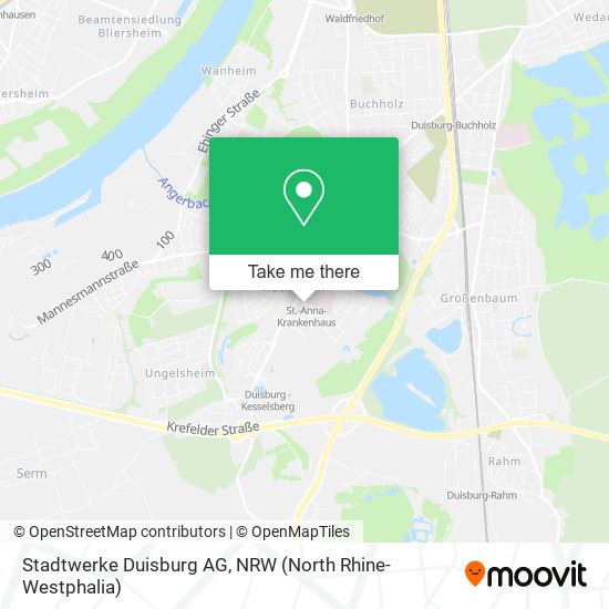 Stadtwerke Duisburg AG map