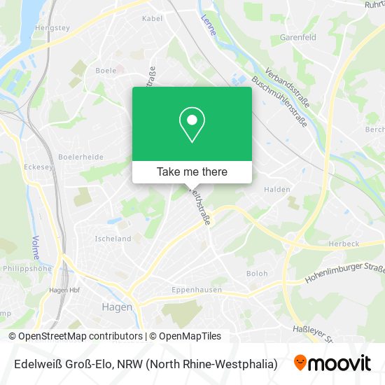 Edelweiß Groß-Elo map