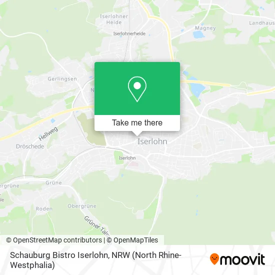 Карта Schauburg Bistro Iserlohn
