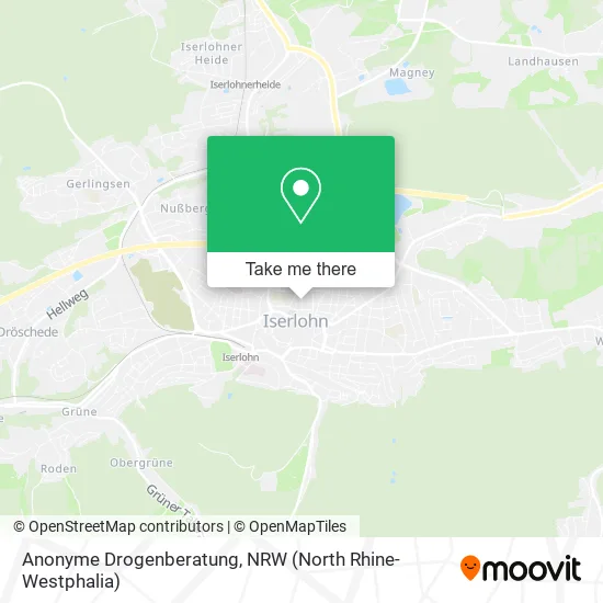 Карта Anonyme Drogenberatung