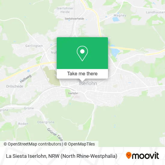 Карта La Siesta Iserlohn