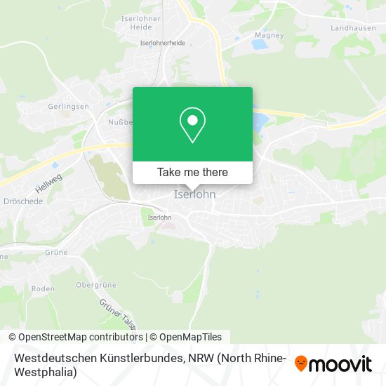 Westdeutschen Künstlerbundes map