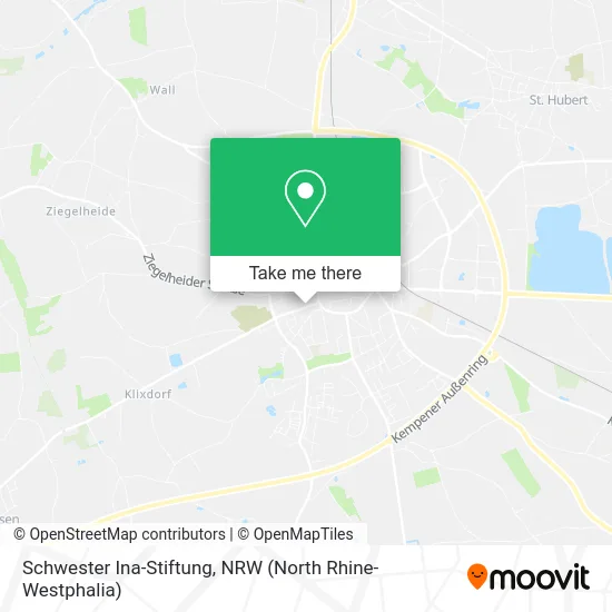 Карта Schwester Ina-Stiftung