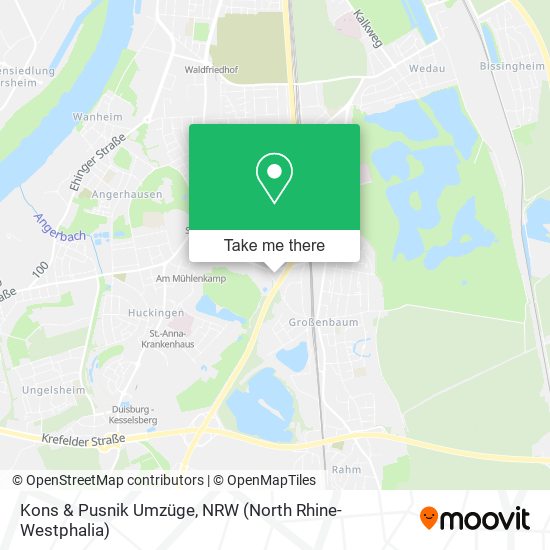 Kons & Pusnik Umzüge map