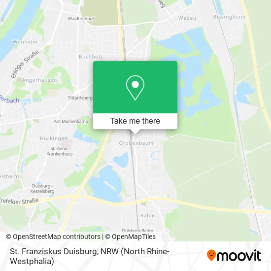 Карта St. Franziskus Duisburg