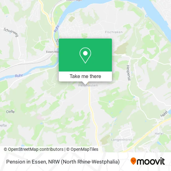 Карта Pension in Essen