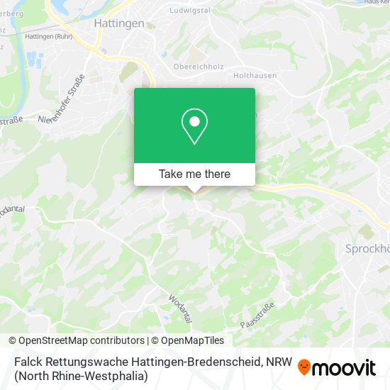 Falck Rettungswache Hattingen-Bredenscheid map