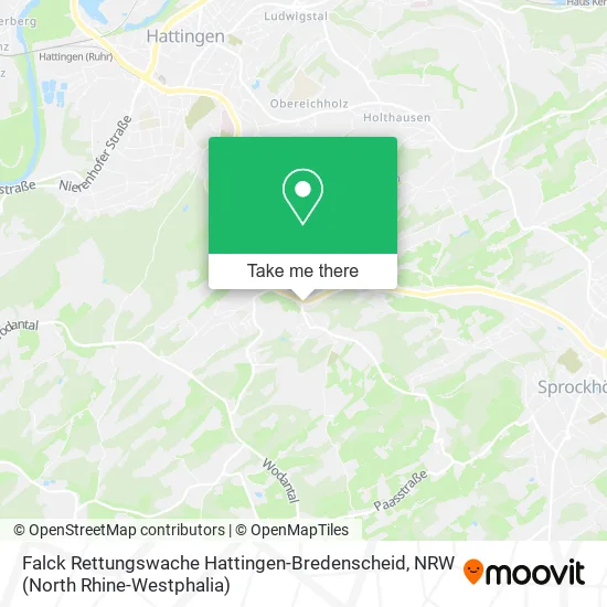 Falck Rettungswache Hattingen-Bredenscheid map
