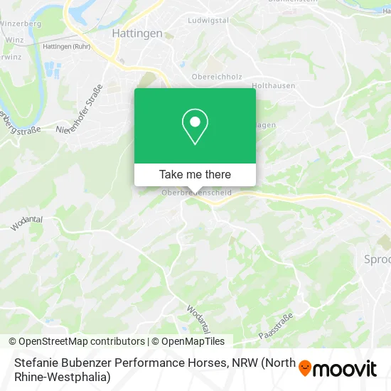 Stefanie Bubenzer Performance Horses map