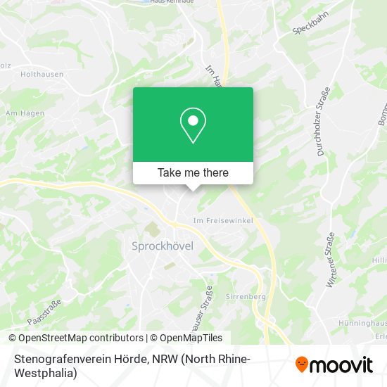 Stenografenverein Hörde map