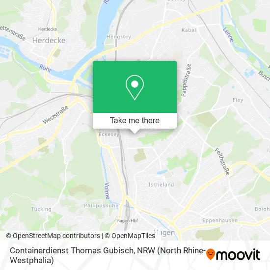 Карта Containerdienst Thomas Gubisch