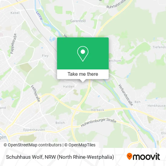 Карта Schuhhaus Wolf